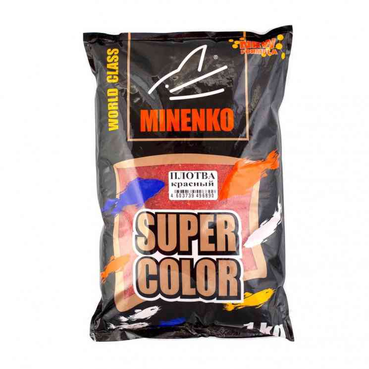 Купить Прикормка MINENKO Super Color Плотва Красный