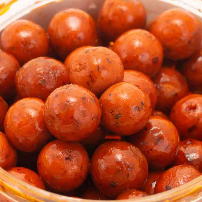 Насадочные бойлы MINENKO ORANGE PLUM 20мм (варёные в дипе)