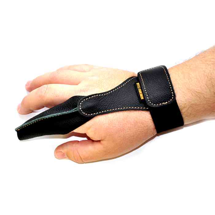 Напальчник для рыбалки MINENKO TEAM (кожа чёрная) XXL