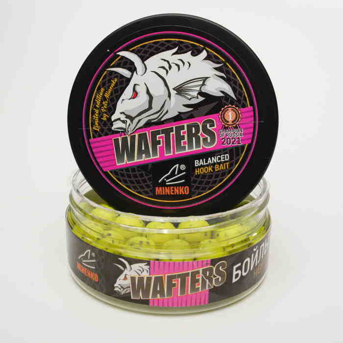 Купить Купить Бойлы нейтральной плавучести WAFTERS PRO FLUO PINEAPPLE (АНАНАС ) 14ММ