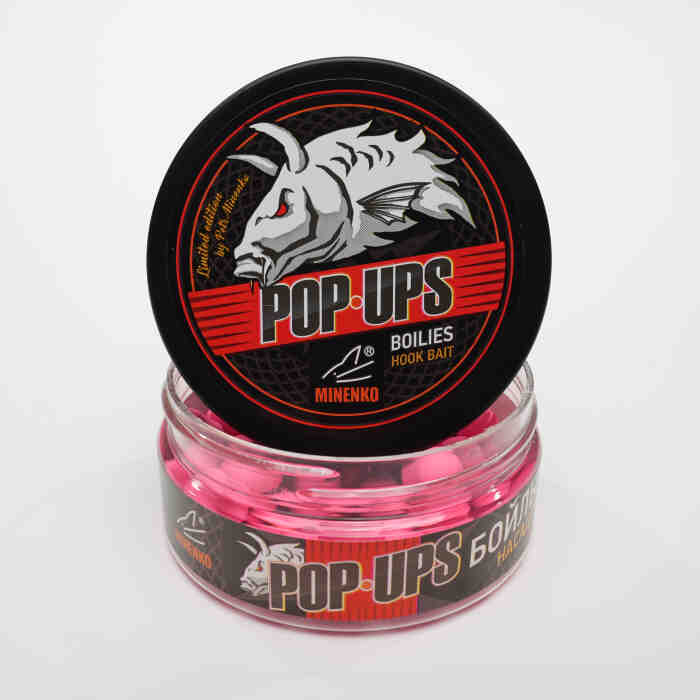Купить Купить Насадочные бойлы MINENKO POP-UP  DUMBELLS pink TIGER NUT 11х14 мм