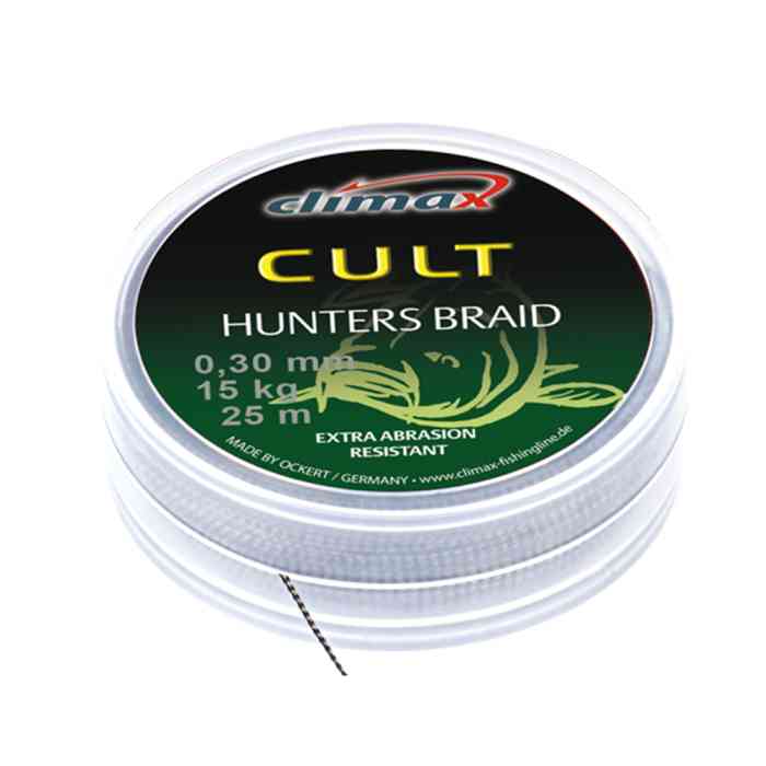 Купить Купить Поводковый материал CULT Hunter's Braid (camou) 45 lbs