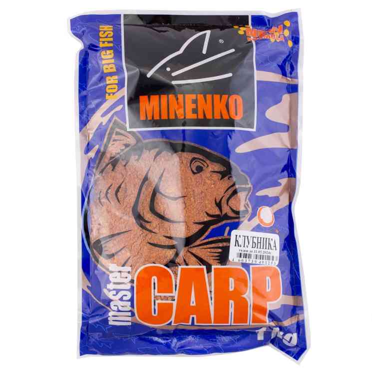 Купить Прикормка MINENKO Master Carp Клубника
