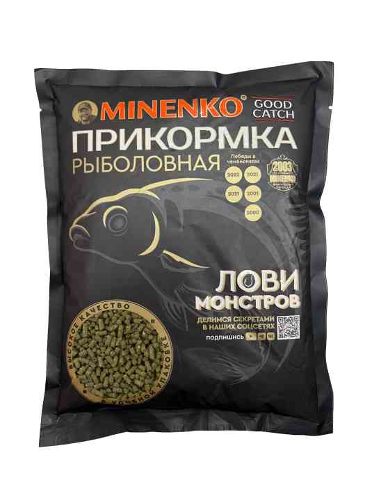 Купить Купить Пеллетс MINENKO Good Catch Крупный Карась 10мм
